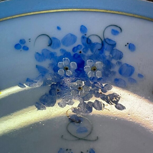 Vintage Wall Plate Trio – French Country & Early Deco Mix (Stouffer Hand-Painted - Picture 10 of 11